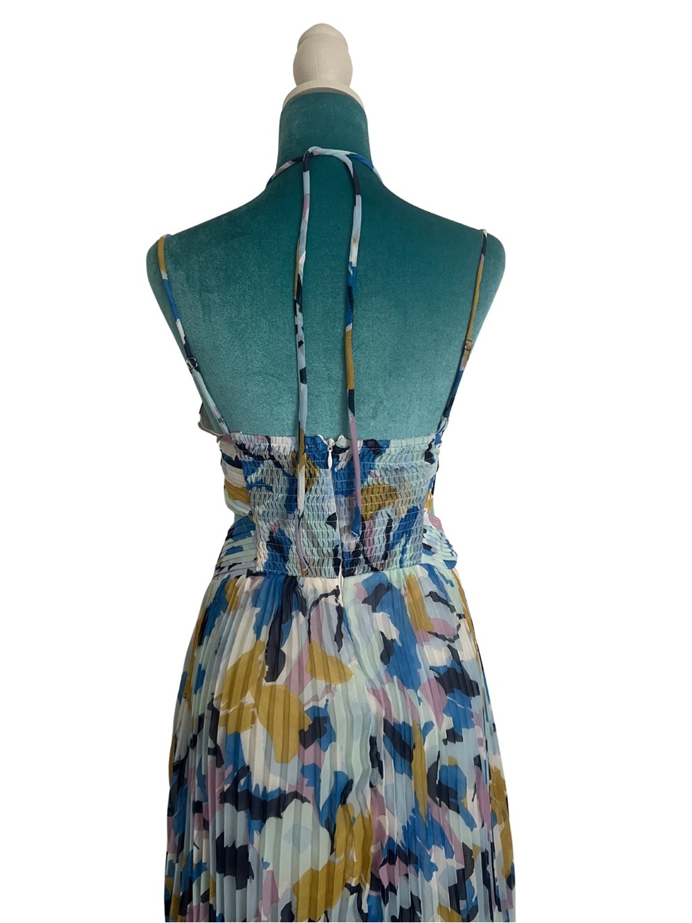 ASTR the Label Aquata Dress in Aqua Blue Multi - Picture 5 of 7